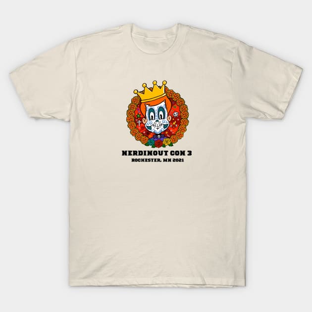 Exclusive Day of the Dead Freddy T-Shirt by NerdinOut Con 